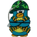 Memoria Mooster  USB 8GB TOONS  penguin warrior mx 160