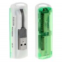 Lector tarjetas de memoria verde CR-209-X02