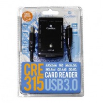Lector tarjetas externo Coolbox USB 3,0 REPOEMCR315