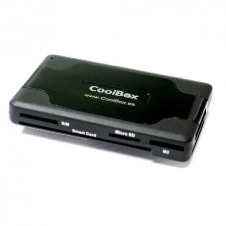 Lector de tarjetas y DNI electronico Coolbox CR065 + HUB USB