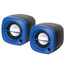 Altavoces Omega PC 2,0 OG-15 6W USB azul