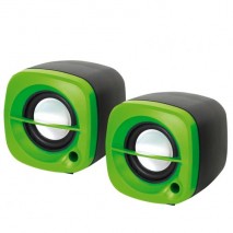 Altavoces Omega PC 2,0 OG-15 6W USB verde