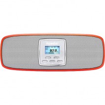 Altavoces multimedia Mooster portatil Slim  pantalla LCD - FM radio - MP3/WMA - bateria litio - SD c