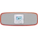 Altavoces multimedia Mooster portatil Slim  pantalla LCD - FM radio - MP3/WMA - bateria litio - SD c