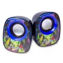Altavoces USB 2,0 Leotec painting collection  7WLES20PAINT01