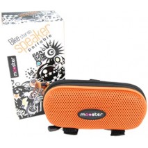 Altavoces Mooster portatiles orange para bicicleta jack 3,5 mm, compatibles con MP3 / MP4 / MP5 movi