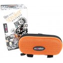 Altavoces Mooster portatiles orange para bicicleta jack 3,5 mm, compatibles con MP3 / MP4 / MP5 movi