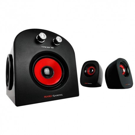 Altavoces  2,1 Tacens Mars Gaming MS2 20W RMS USB , 5 speakers (2xvibro) Vibro-Subwoofer ultra bass