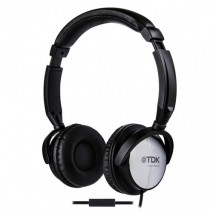 Auriculares diadema TDK  ST170 c/ micro y ajuste volumen en cable negro