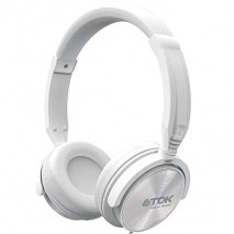 Auriculares diadema TDK ST170 c/micro y ajuste volumen en cable blanco