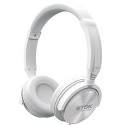Auriculares diadema TDK ST170 c/micro y ajuste volumen en cable blanco