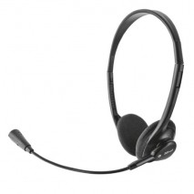 Auriculares con microfono Trust primo Headset - black (multi function headset 11916