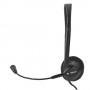Auriculares con microfono Trust primo Headset - black (multi function headset 11916