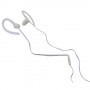 Auriculares deportivos Omega freestyle  FH1014W blancos c/ micro