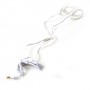 Auriculares deportivos Omega freestyle  FH1014W blancos c/ micro