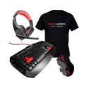 Kit Gaming Tacens MPACK : Teclado Mk1+ raton MM1+ auriculares Mh1+ regalo camiseta Mars gaming