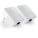 TP-LINK TL-PA4010kit AV500Nano Powerline adapter Starter kit - puente - conectable en la pared 2 (la