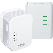 D-lINK Powerline DHP-W311AV - Starter kit - puente - homeplug av (hpav), ieee 1901 - 802,11b/g/n - c