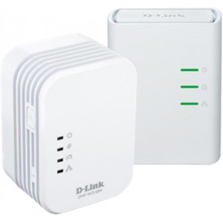 D-lINK Powerline DHP-W311AV - Starter kit - puente - homeplug av (hpav), ieee 1901 - 802,11b/g/n - c