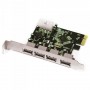 Tarjeta Aqprox PCI-E 4 puertos USB 3,0 APPPCIE4P