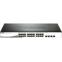Switch D-LINK DGS-1210-24 conmutador - gestionado - 24 x 10/100/1000 + 4 x sfp compartido - sobremes