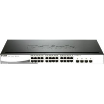 Switch D-LINK DGS-1210-24 conmutador - gestionado - 24 x 10/100/1000 + 4 x sfp compartido - sobremes