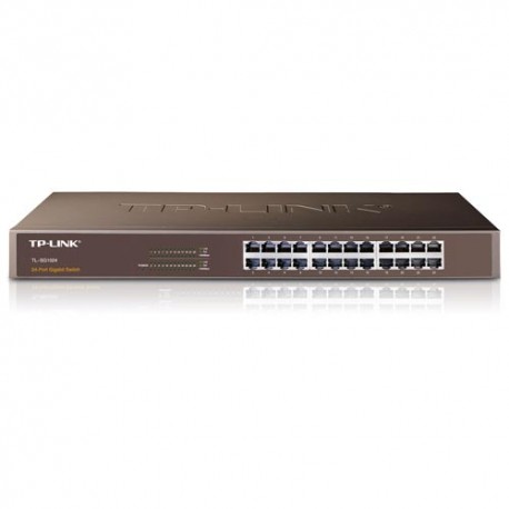 Switch TP-LINK TL-SG1024 - conmutador - 24 puertos - montaje en rack 10/100/1000