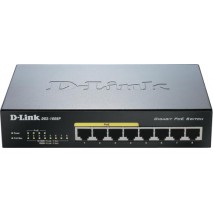 Switch D-LINK DGS-1008P conmutador - sin gestionar - 8 x 10/100/1000 sobremesa - POE