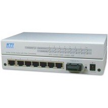 Switch KTI KS108FC 7x10/100utp+1x100fx sc