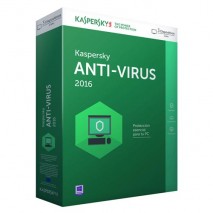 AntiVirus Kaspersky 2016 3Usuarios Base KL1167SBCFS