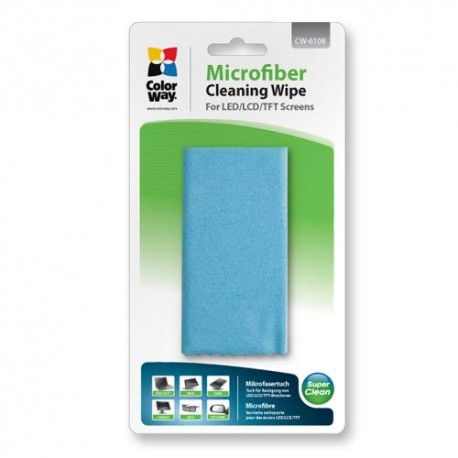 Paño de microfibra Colorway CW-6108 para limpieza de pantallas