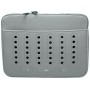 Funda bolsa Mooster  retro MB54 pc portatil silver hasta 15,6"