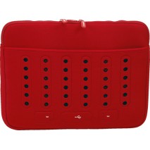 Funda bolsa Mooster  retro MB54 PC portatil red hasta 15,6"