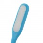 Lampara LED USB para portatil flexible azul