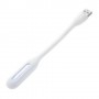 Lampara LED USB para portatil flexible blanca
