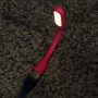 Lampara LED USB para portatil flexible rosa