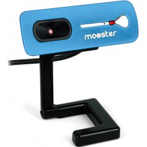 Webcam Mooster 1,3 Mpixels ieyes blue 30fps - software hasta 5,0 pixels - microfono integrado - boto