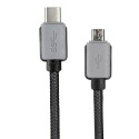 Cable USB 3,1 tipo C macho a micro USB macho