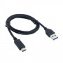 Cable USB 3,0/3,1 tipo C macho  a tipo A macho
