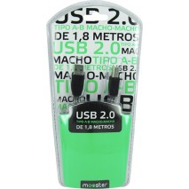 Cable Mooster  USB 2,0 para impresora tipo a-b macho macho de 1,8 metros 417-758