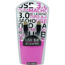Cable Mooster  USB 3,0 tipo A-A macho - macho de 1,8 m,