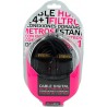 Cable Mooster DVI 24+1 para DVI 24+1 1,3 a, conexiones doradas con filtro de 5 m,