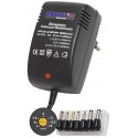 Convertidor transformador 220v a 15/13,5/12/9/7,5/6/5v 1,6  - 3,a + usb