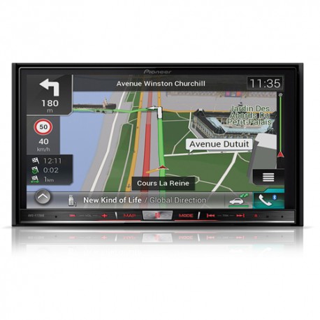 Radio monitor doble DIN Pioneer AVICF77 DAB , car play , android auto , hdmi ,