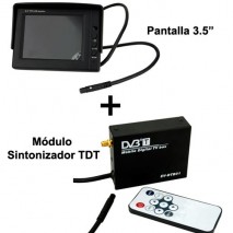 Kit basico pantalla tft 3,5 "  Mooster MCS51 + modulo sintonizador tdt Mooster MCS 53