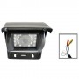 Camara de marcha atras, estanca , 12v , 24v , Corvy  vision noturna , 170º , cable verde efecto espe