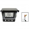 Camara de marcha atras, estanca , 12v , 24v , Corvy  vision noturna , 170º , cable verde efecto espe