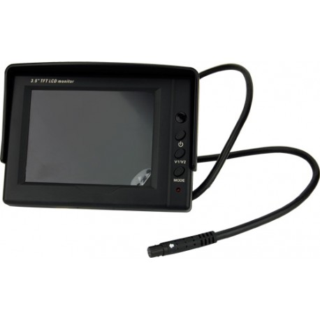 Pantalla TFT 3,5", Mooster MCS 51, para camara de marcha atras, resolucion 320 x 240 (4:3), 2 entrad