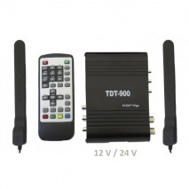 Modulo sintonizador TDT HD , Corvy TDT 900 , usb grabador , 2 antenas resistentes al agua , 12v o  2
