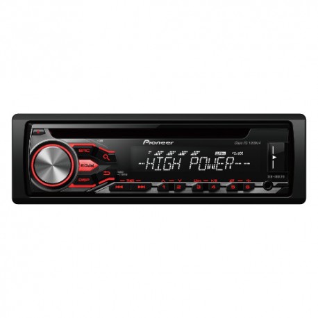 Radio CD USB Pioneer DEH 4800FD , 4 X 100W , memoria de seguridad